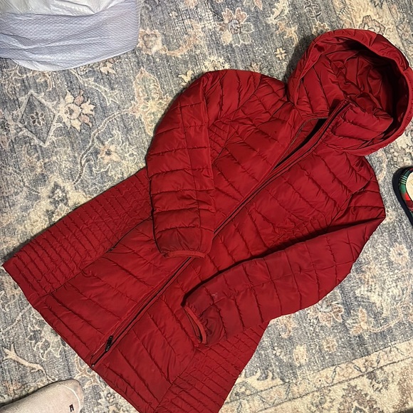 Dkny Jackets & Coats Dkny Red Packable Double Front Zip Winter Coat